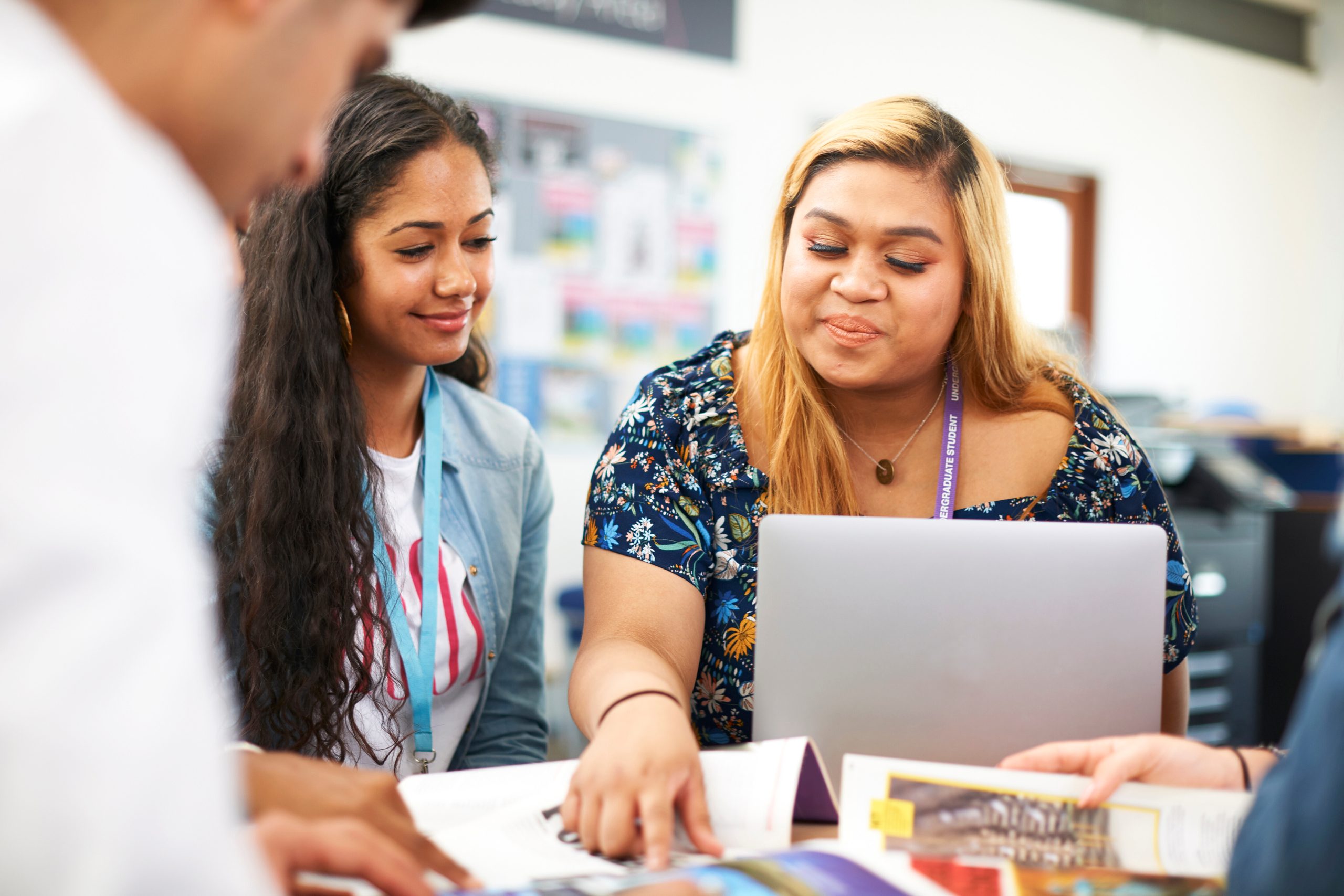 Students engaging in project-based learning